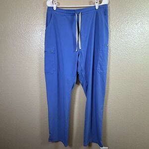 FIGS Technical Collection‎ Yola Skinny Scrub Pants Blue TW2000T Women Large Tall